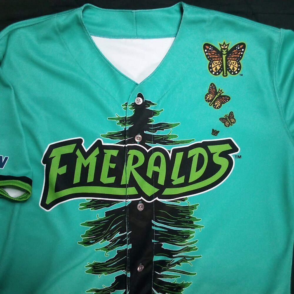 Wilson Pro Fusion Eugene Emeralds Baseball Jersey Autographed Signature